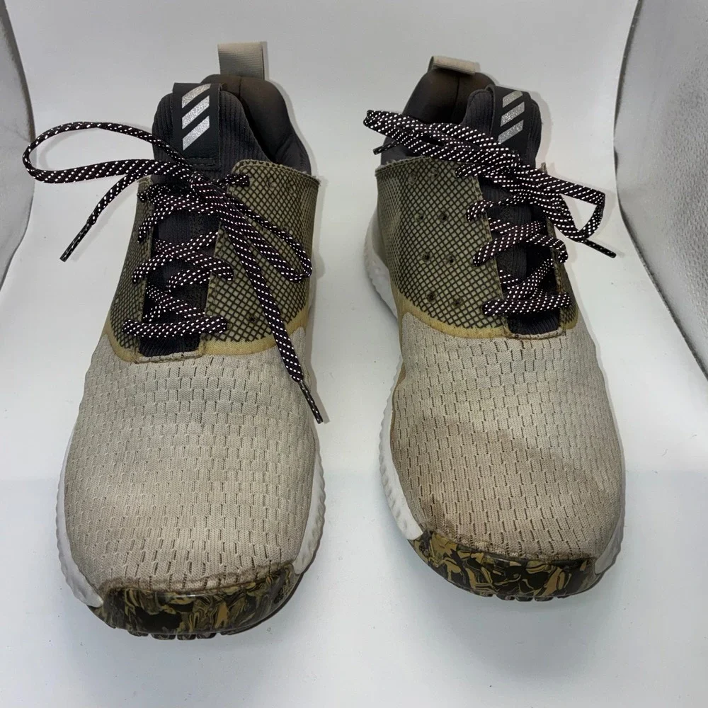 Adidas‎ Alphabounce Beyond Tan Olive Green Running Shoes EE9159 Mens 10
